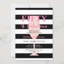 Recherche de hot pink 50th anniversaire invitations Élégant