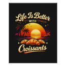 Recherche de croissants posters Boulangerie