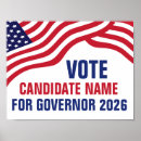 Recherche de campagne politique posters Drapeau américain