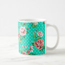 Recherche de pois vert blanc tasses Girly