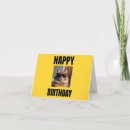 Recherche de poisson chat vœux cartes D'anniversaire du chat