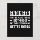 Recherche de ingénieur cartes postales Humour