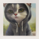 Recherche de chat doux puzzles Mignon