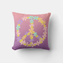 Recherche de symbole de paix coussins Hippie