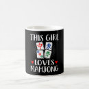 Recherche de jeu chinois tasses Joueur de mahjong