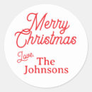 Recherche de présentation autocollants Joyeux noël