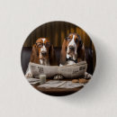 Recherche de basset hound badges Mignon