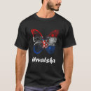Recherche de hrvatska tshirts Drapeau