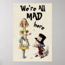 Recherche de nous sommes tous fous ici posters Lewis carroll