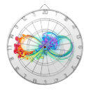 Recherche de arc en ciel couleurs de jeux de fléchettes Multicolore