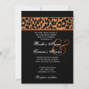 Recherche de léopard mariage invitations Jungle