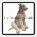Recherche de airedale autocollants Terrier