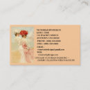 Recherche de dame vintage cartes visite Affaires
