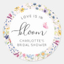 Recherche de amour papillon autocollants Fleur sauvage