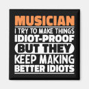 Recherche de musicien magnets Drôle