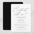 Recherche de célébrez invitations Noir et blanc