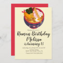 Recherche de ramen invitations Japonaise