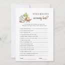 Recherche de jeu baby shower cartes postales Garçon