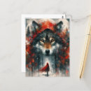 Recherche de petit loup cartes postales Forêt