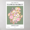 Recherche de flower market posters New york