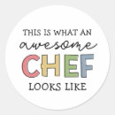 Recherche de boulanger drôle autocollants Cuisiner