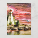 Recherche de phares cartes postales Coloré