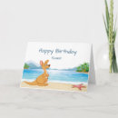Recherche de kangourou anniversaire cartes Enfants