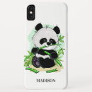 Recherche de panda drôle iphone coques Illustration