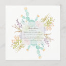 Recherche de succulent baby shower invitations Botanique