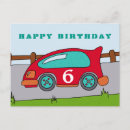 Recherche de car anniversaire cartes Voiture de course