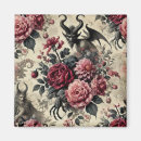 Recherche de rose foncé magnets Gothique