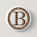 Recherche de lettres m b badges Animal