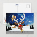 Recherche de rennes noël cartes postales Festif