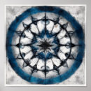 Recherche de compass posters Bleu