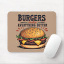Recherche de burger tapis souris Pour tous