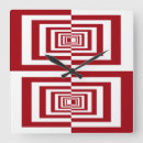 Recherche de écarlate horloges Rouge