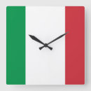 Recherche de drapeau italien horloges L'italie