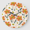 Recherche de motif floral vintage horloges Peint