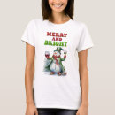 Recherche de neige de joyeux no tshirts Pour elle