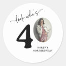 Recherche de anniversaire 40 ans autocollants Quarante