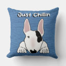 Recherche de de bull terrier décoration coussins Dog