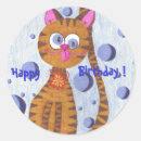 Recherche de joyeux anniversaire de chat autocollants Pour enfants