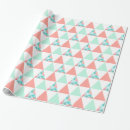 Recherche de motif triangle papier cadeau Bleu
