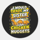 Recherche de nugget autocollants Poussin