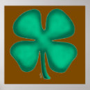 Recherche de jour de la st patrick posters Quatre feuilles de trèfle