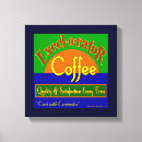 Recherche de slogan impressions sur toile Café