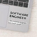 Recherche de ingénieur autocollants Technologie