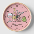 Recherche de bouchon posters horloges Vin