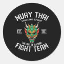 Recherche de kickboxing autocollants Lutte