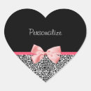 Recherche de coeur léopard autocollants Nom